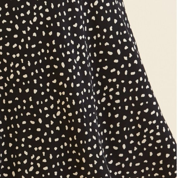 Rails Anya Black/Ivory Spots Midi Skirt Size XS NWOT - Picture 2 of 5